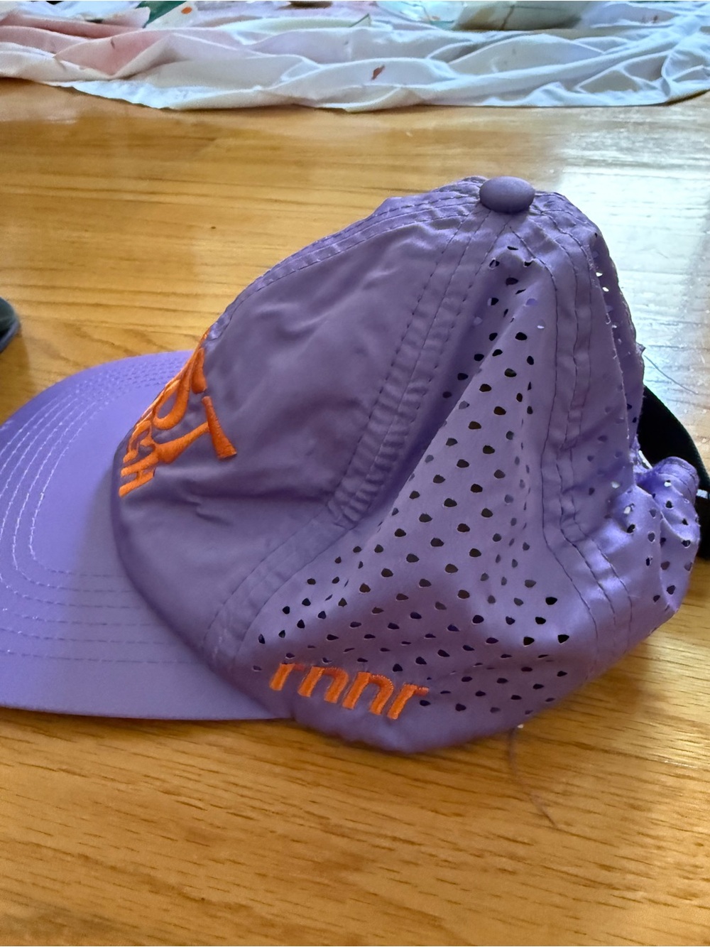 Lavender 'FAST ENOUGH' Embroidered Performance Cap from RNNR - Picture 2 of 5